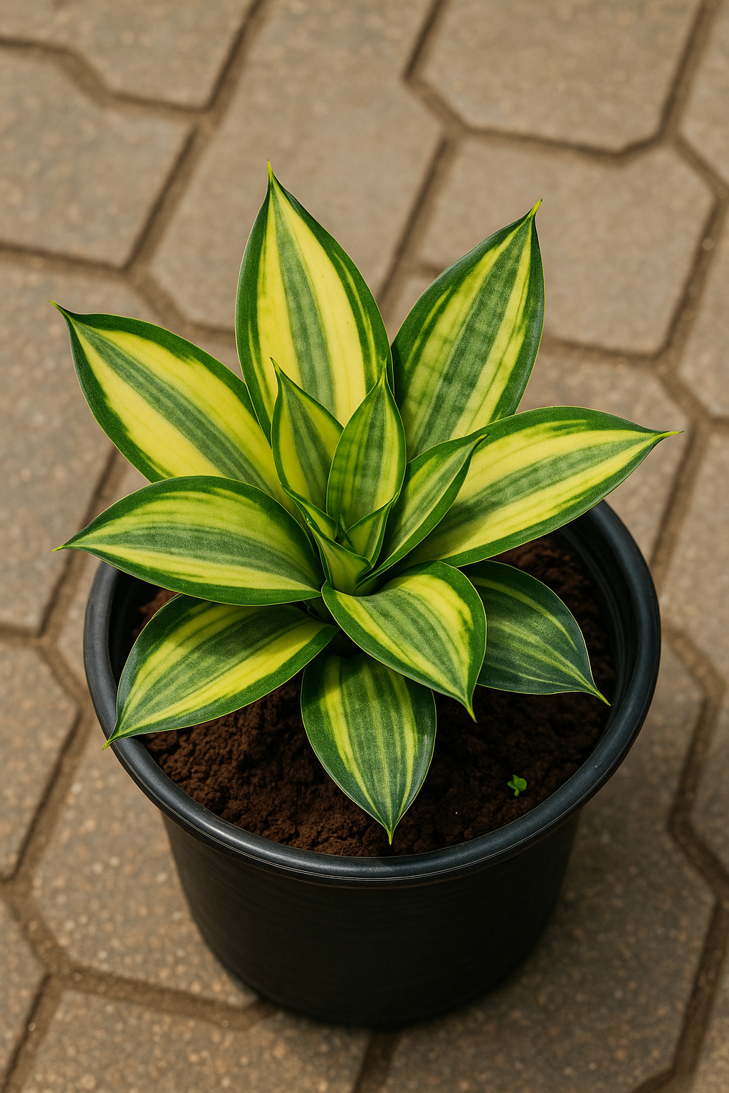 Golden Hahnii Snake Plant or Dwarf Mother-in-law’s Tongue