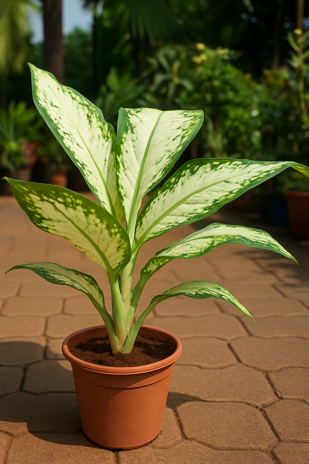 Aglaonema (Chinese Evergreen) – Variegated Hybrid